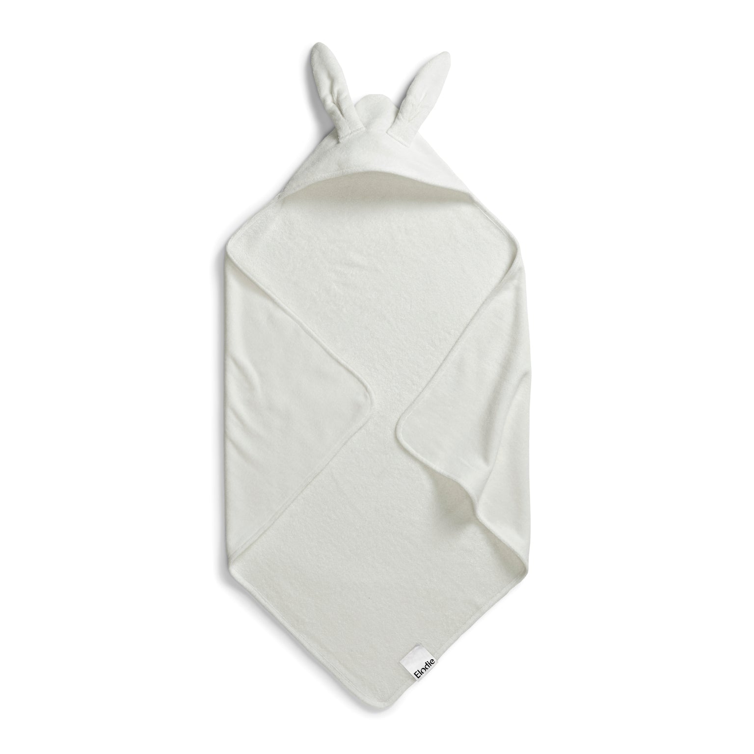 Kapuzen Badetuch Vanilla white