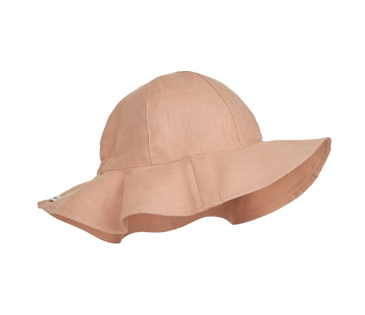 Chapeau de soleil Amelia en lin pâle de Toscane