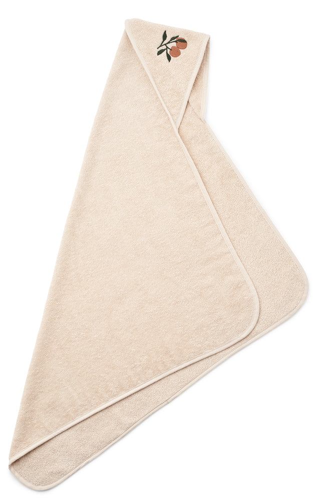 Badu Kapuzen Badetuch Peach Sea Shell (Grösse Baby)