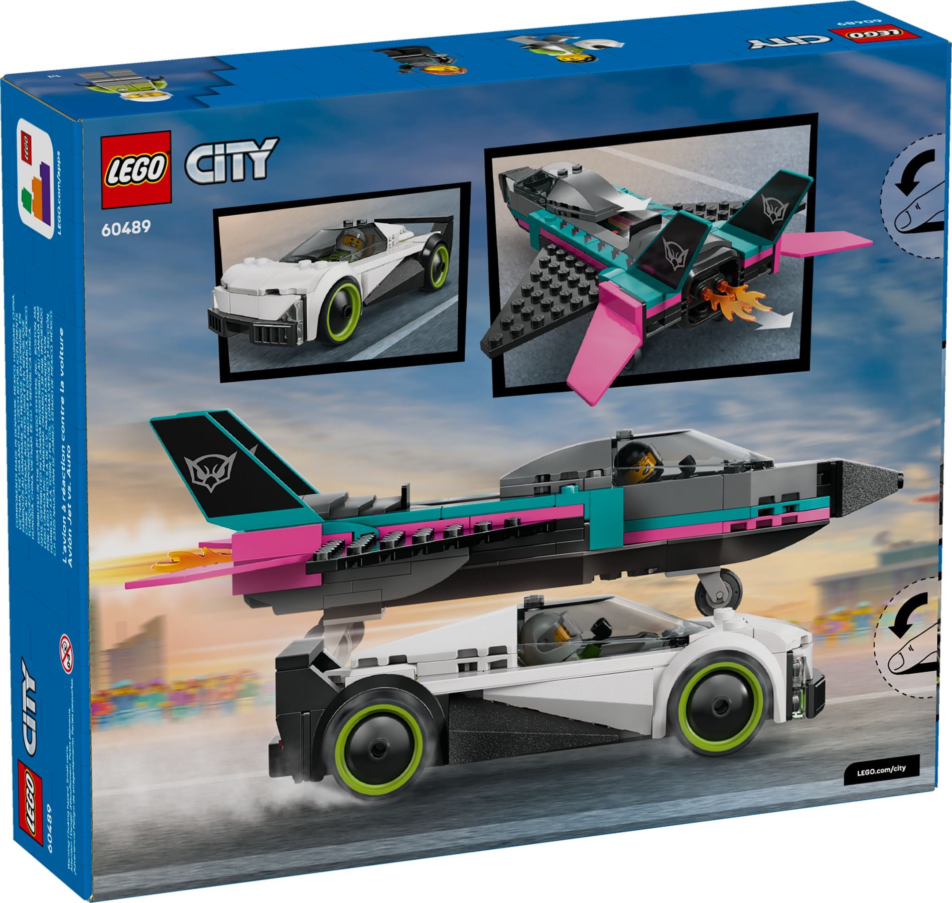 Düsenflieger vs. Rennauto