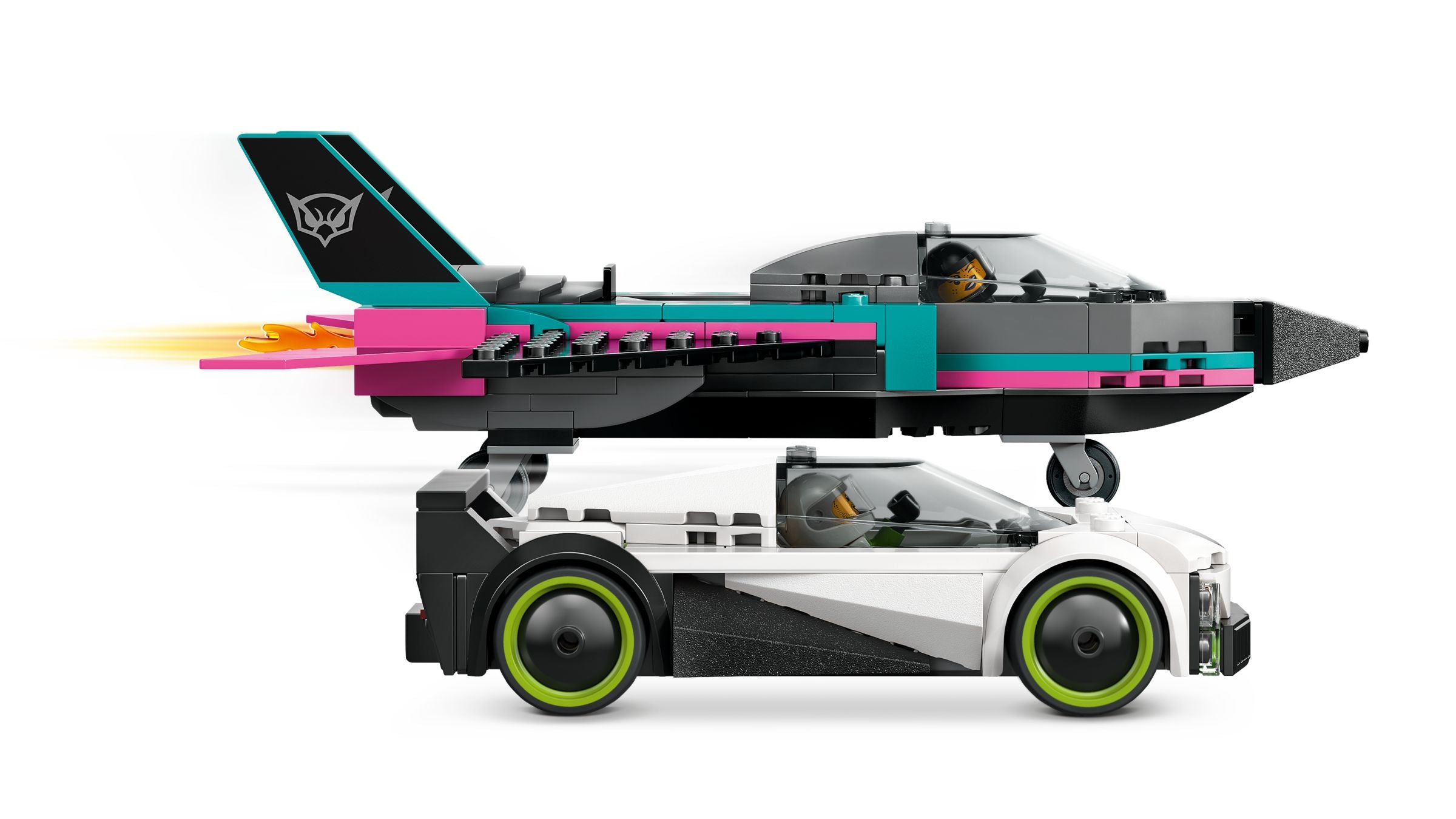 Düsenflieger vs. Rennauto