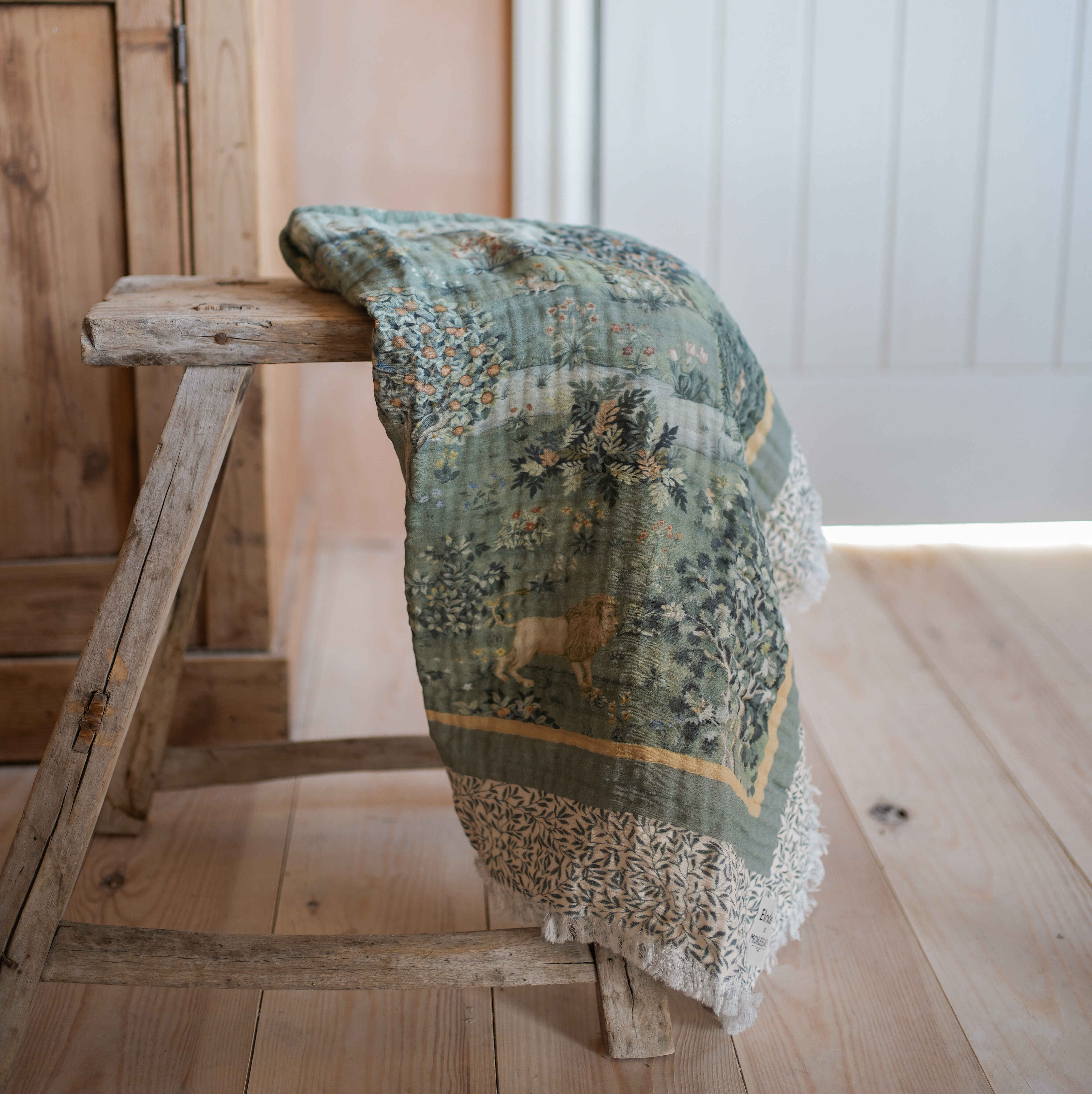 Baumwolldecke Fransen Owl Willox
