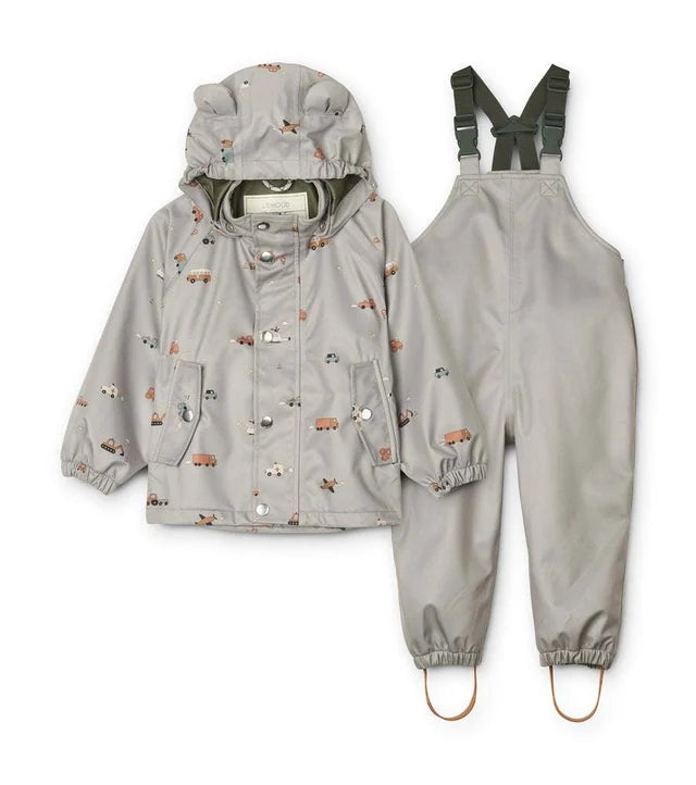 Dakota softshell rainwear set vehicles