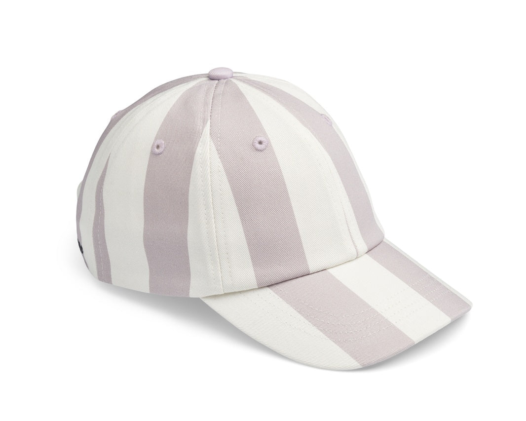 Casquette Danny Rayures Lilas Brumeux