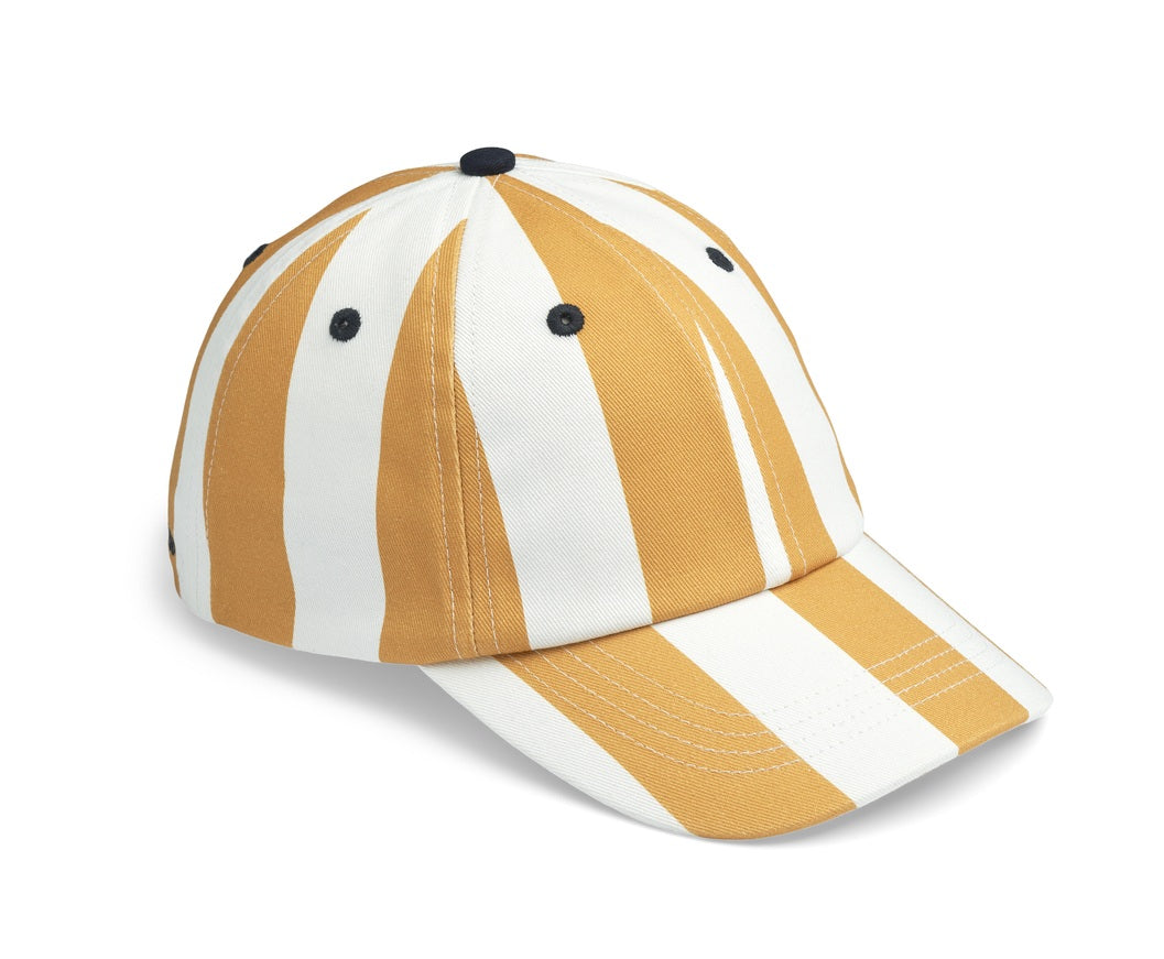 Casquette Danny Rayures Jaune Doux