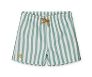 Duke UV Badeshorts Streifen Peppermint White