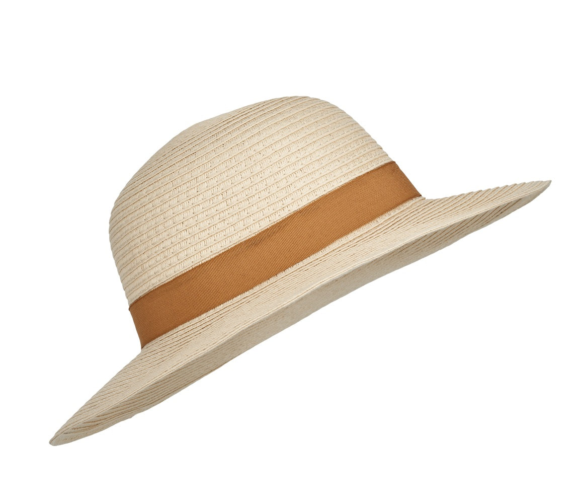 Chapeau de paille Balder Caramel doré