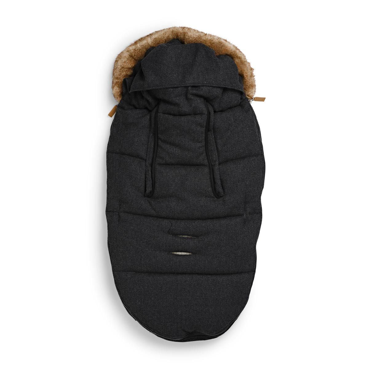 Fusssack Tweed mit Wolle