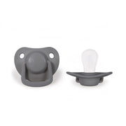 Schnuller 2er Set Dark Grey 0-6 Monate