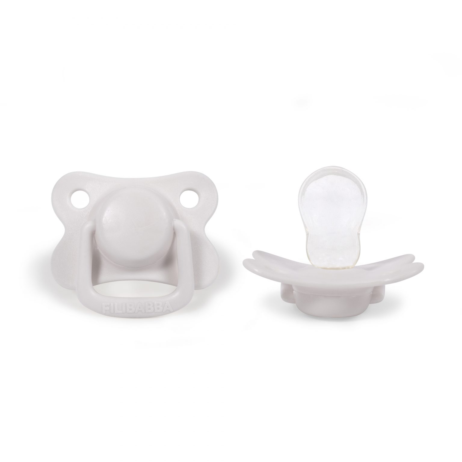 Schnuller 2er Set Weiss 6+ Monate