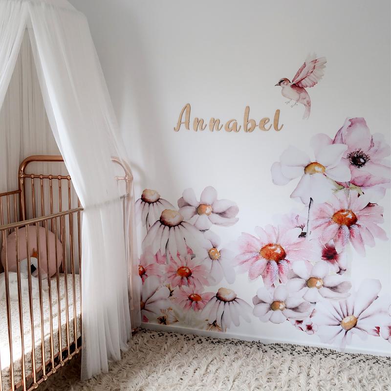 Wandsticker Flower Garden