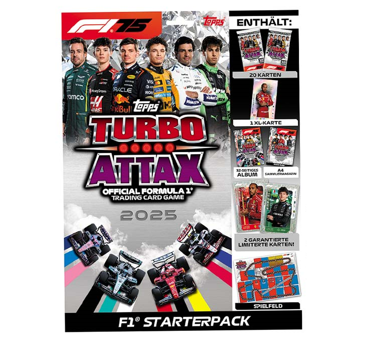 Turbo Attax Formula 1 TC 2025 - Kit de démarrage