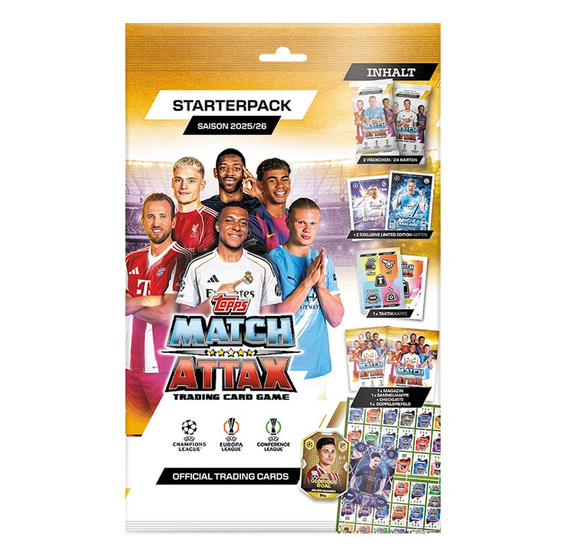 UEFA Champions League Match Attax 2025/2026 TC - coffret de démarrage