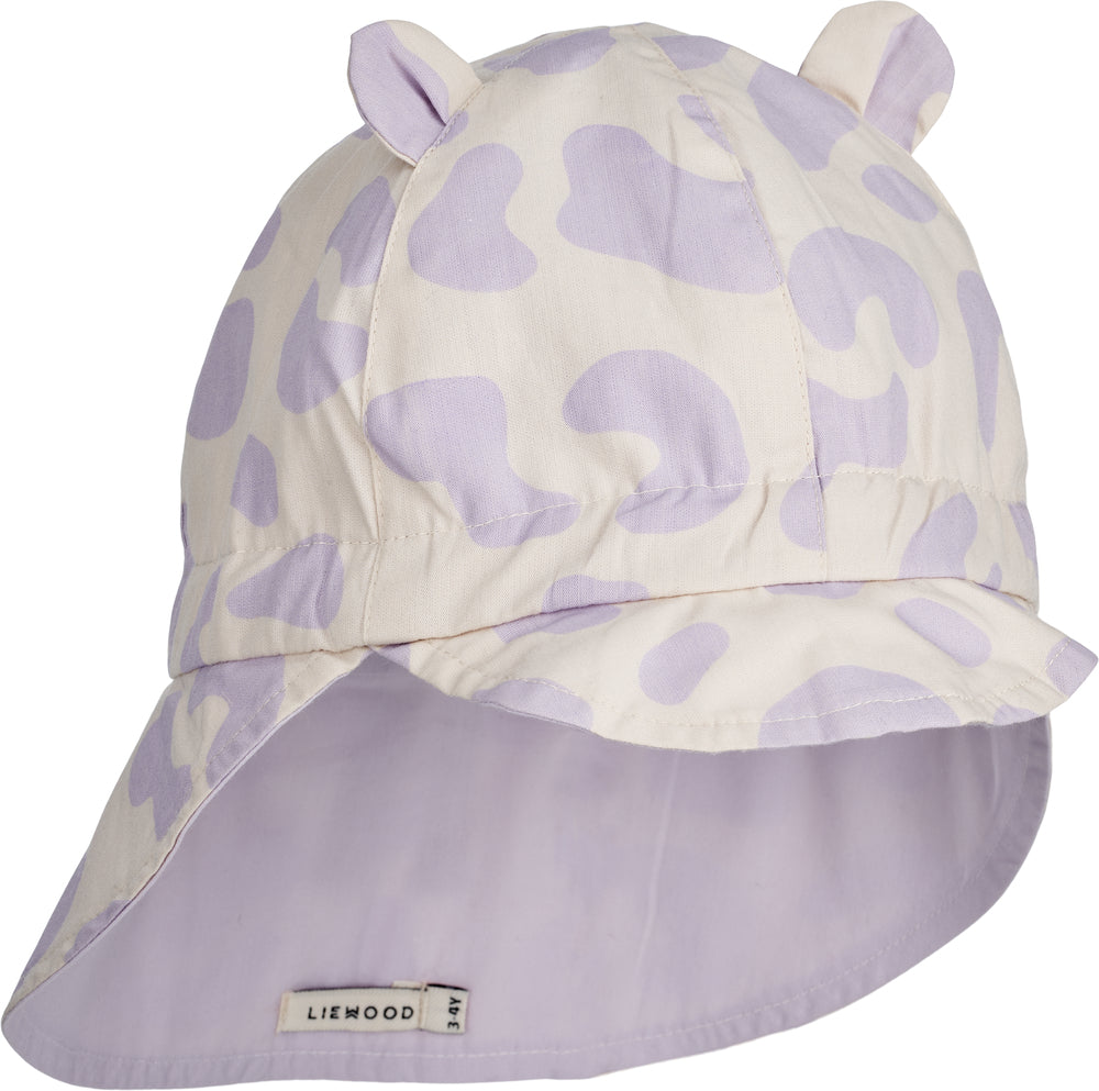 Chapeau de soleil réversible Gorm Leo Lilas brumeux