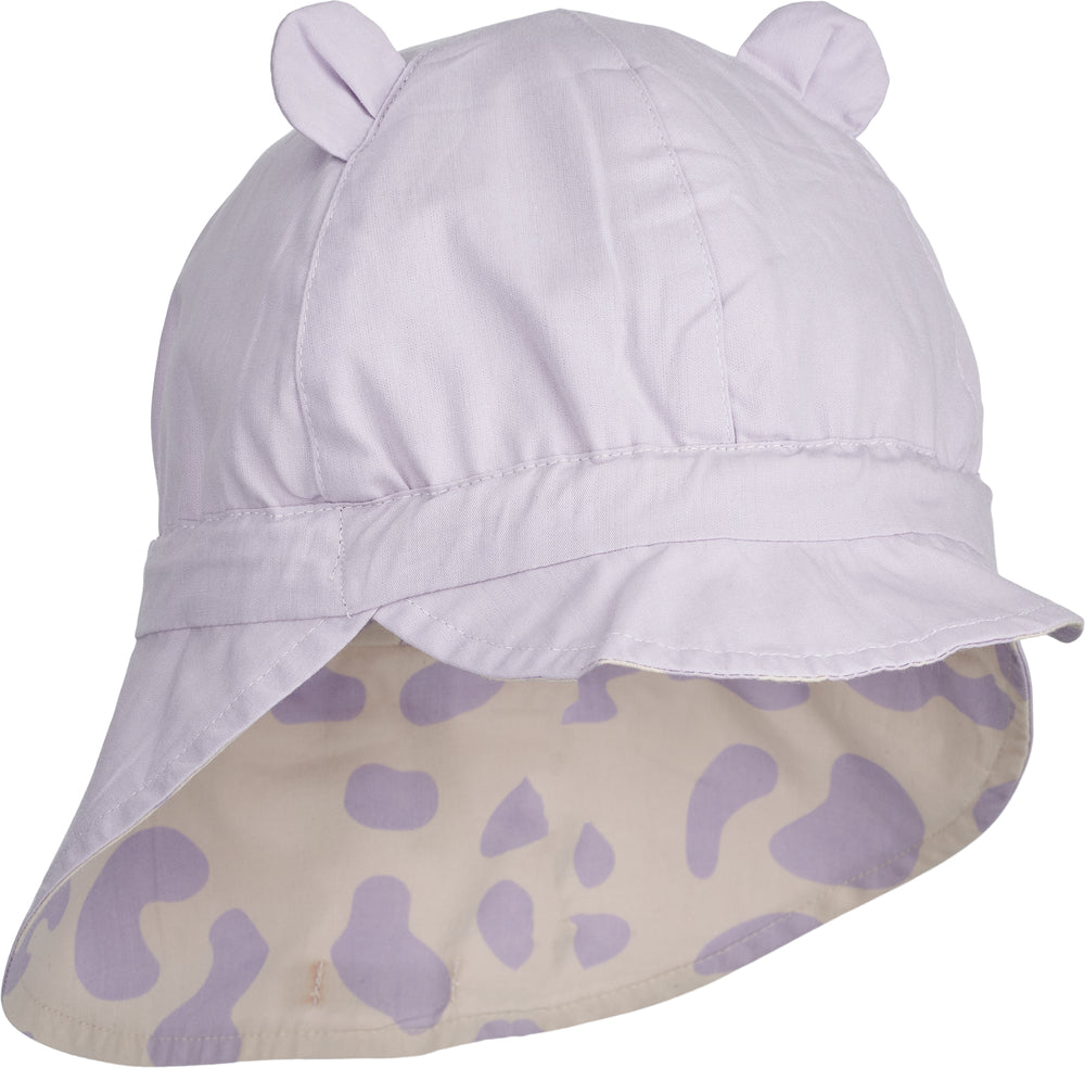 Chapeau de soleil réversible Gorm Leo Lilas brumeux