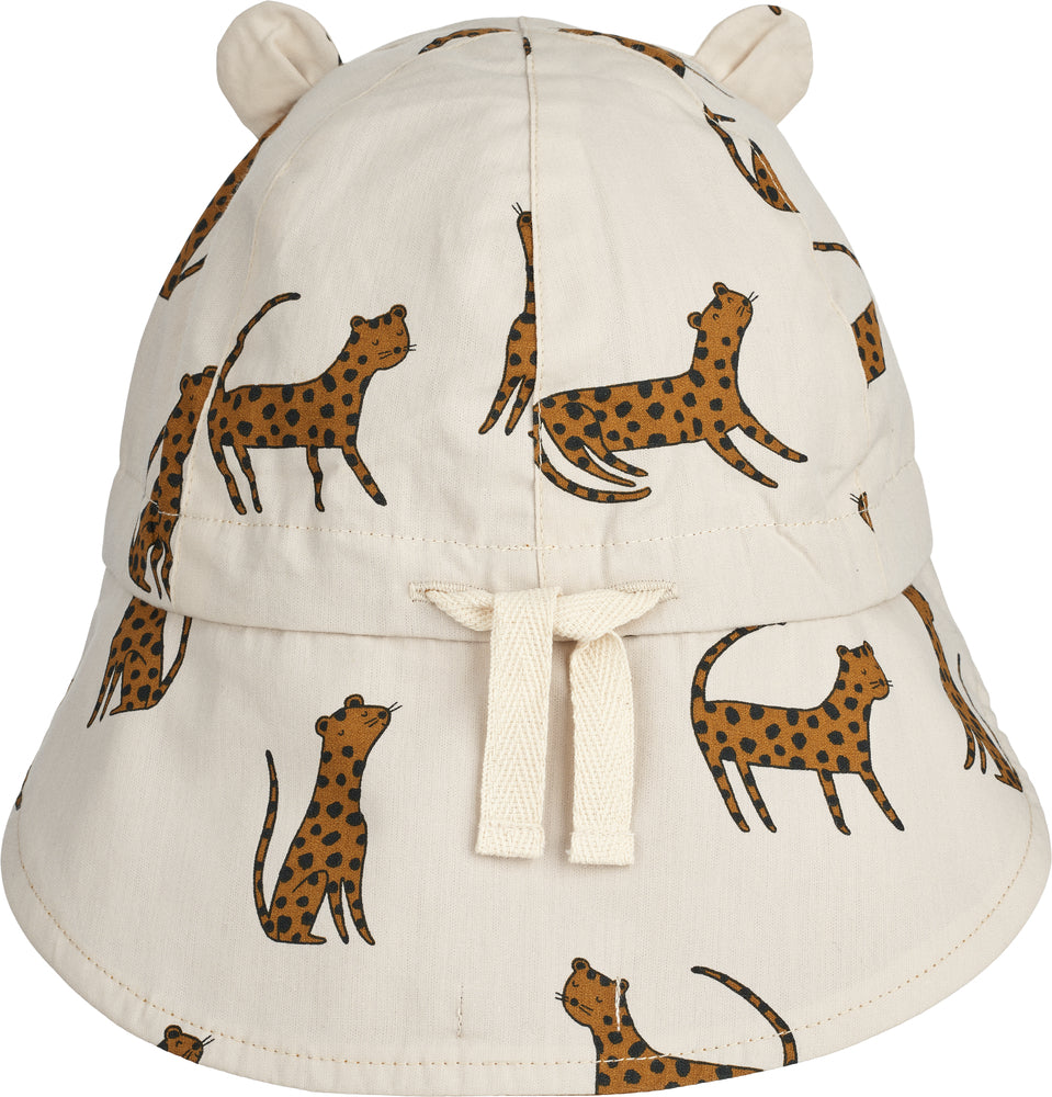 Gorm Reversible Sun Hat Leopard Sandy