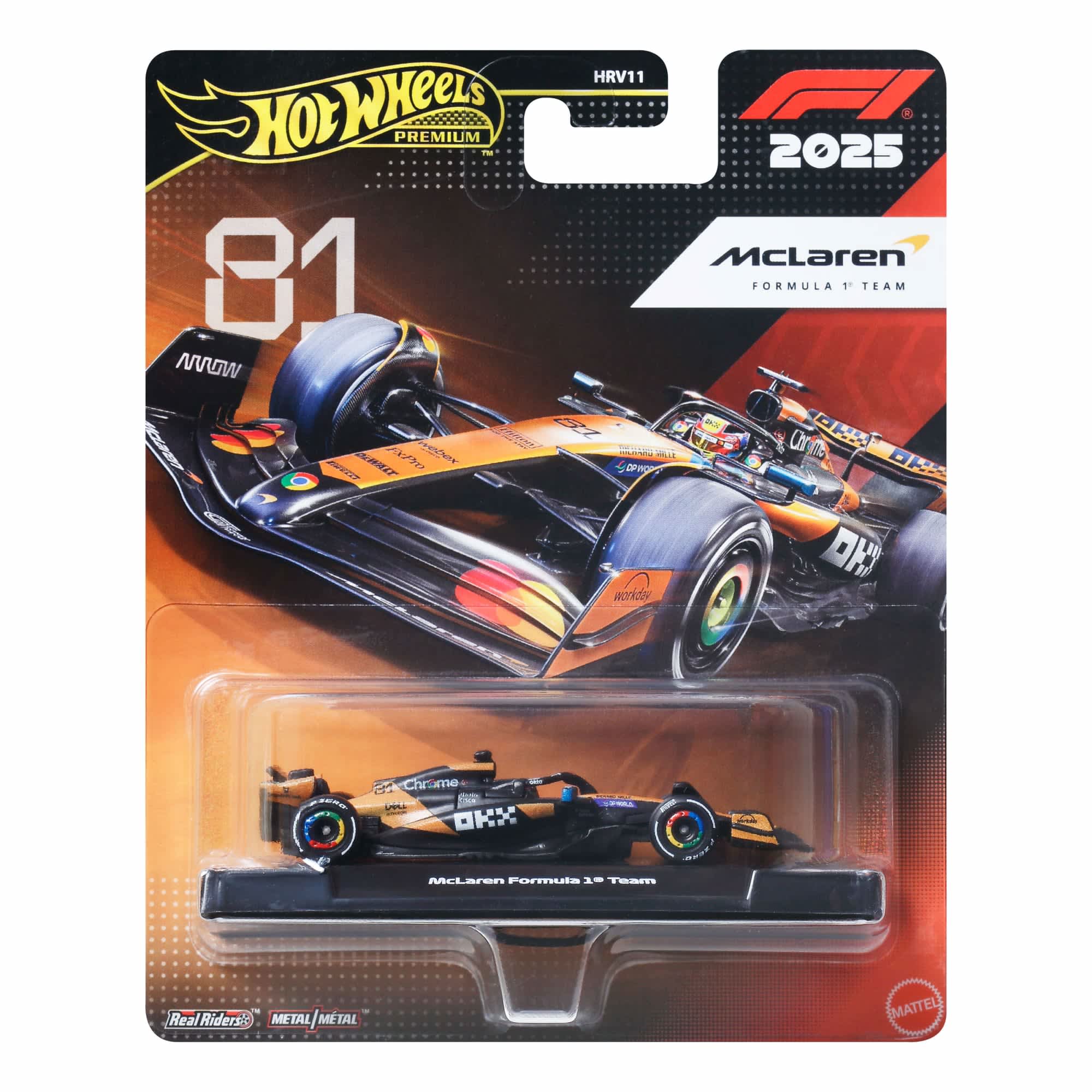 Formula 1® 2025 Premium McLaren Team #81 Oscar Piastri