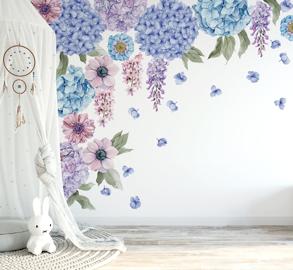 Hydrangea Blue & Lila