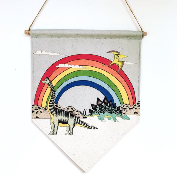 Dino Banner Rainbow Dreaming