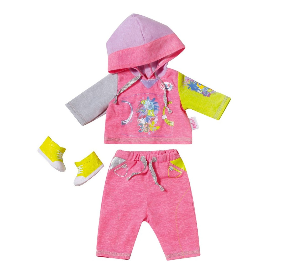 Lot de pailles en silicone Zoe, bleu multicolore