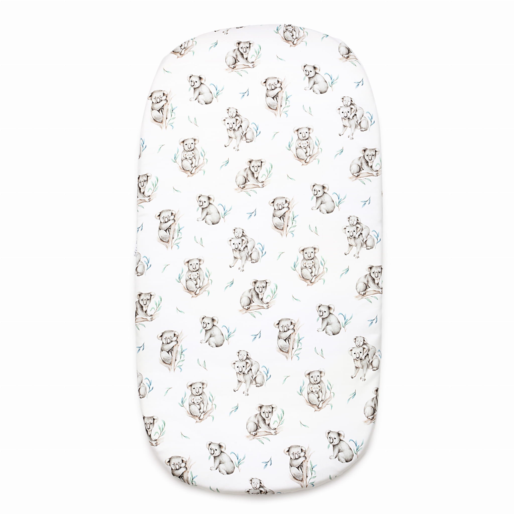 Spanntuch für Wiege / Moseskorb / Kinderwagen Koala