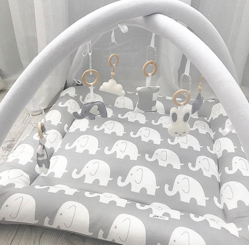 Svende Play Mat Storage Bag Peach