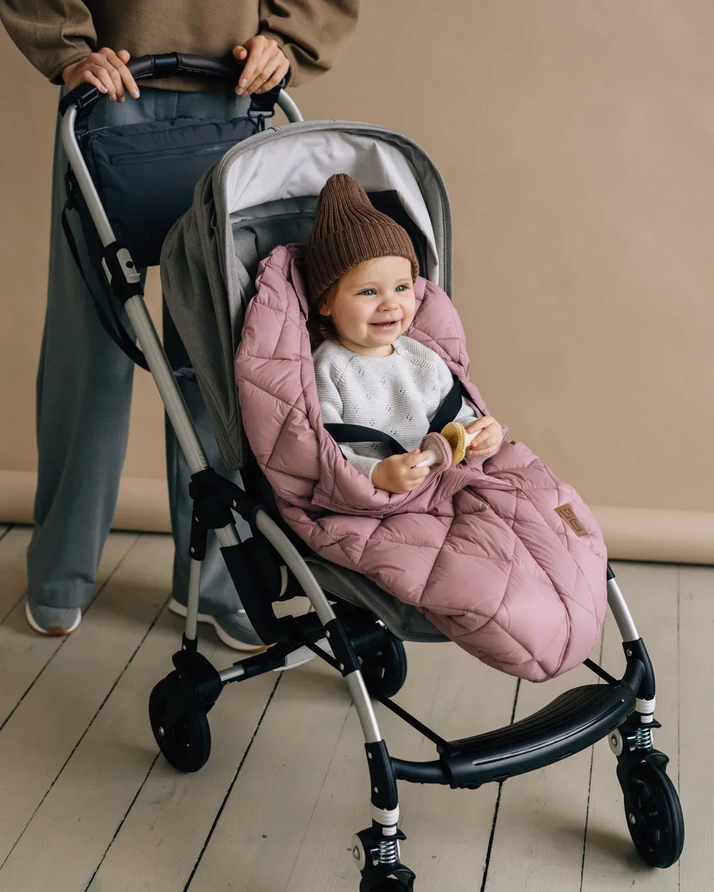 Fusssack Übergangszeit Soft Pink extraleicht