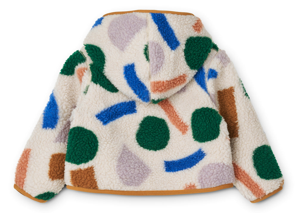 Inge Teddyjacke Übergangszeit Paint Stroke