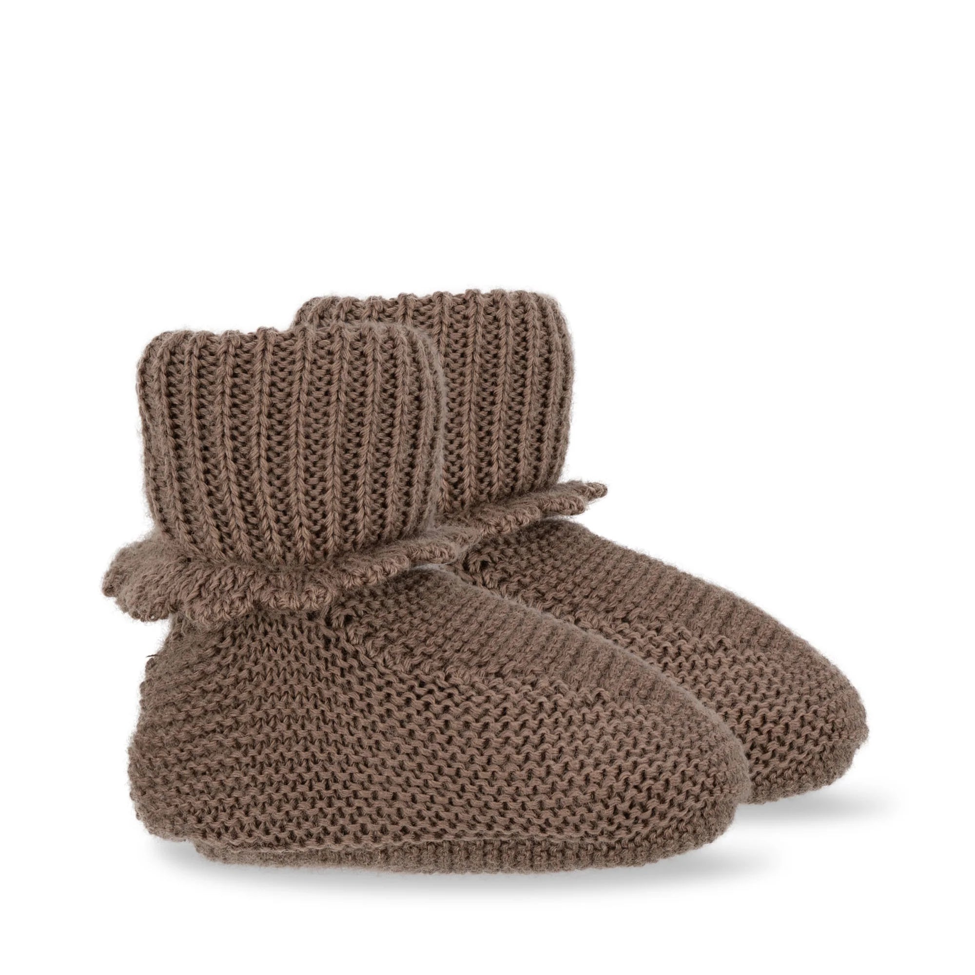 Wolle Booties Stone