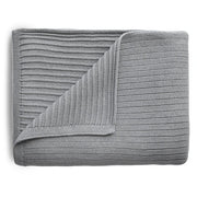 Strickdecke Ripped Grey