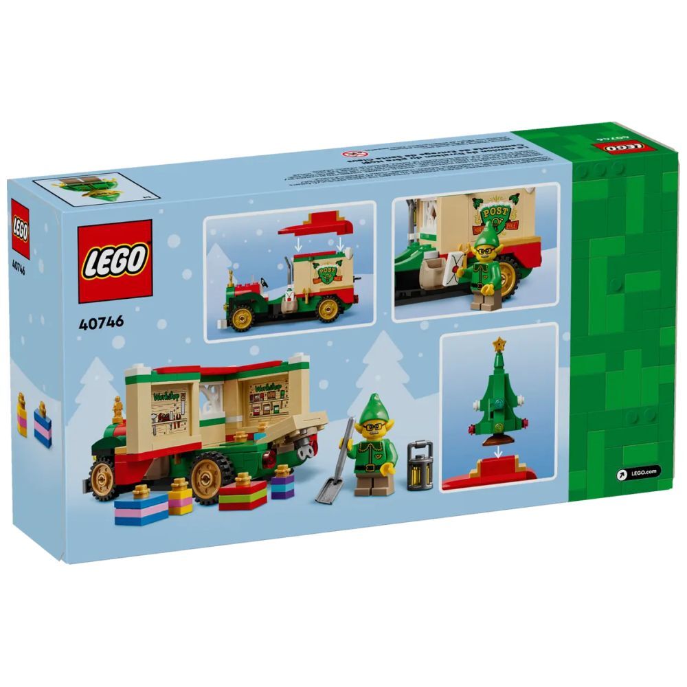 La camionnette de livraison du Père Noël