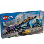 Autotransporter mit Sportwagen