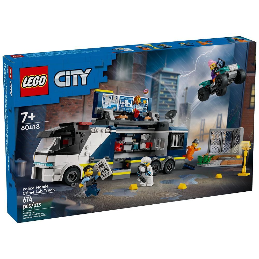 Police truck with laboratory