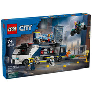 Police truck with laboratory