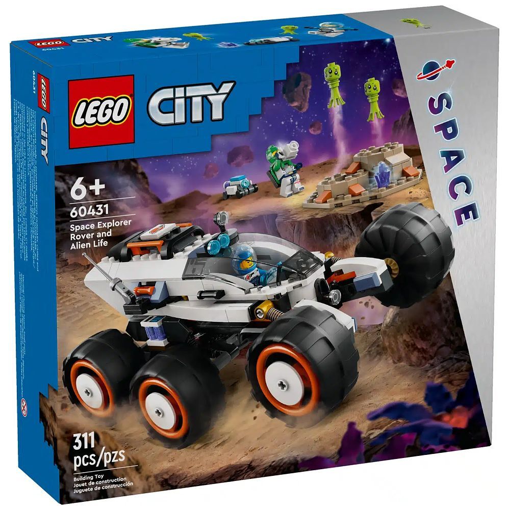 Rover spatial avec des extraterrestres