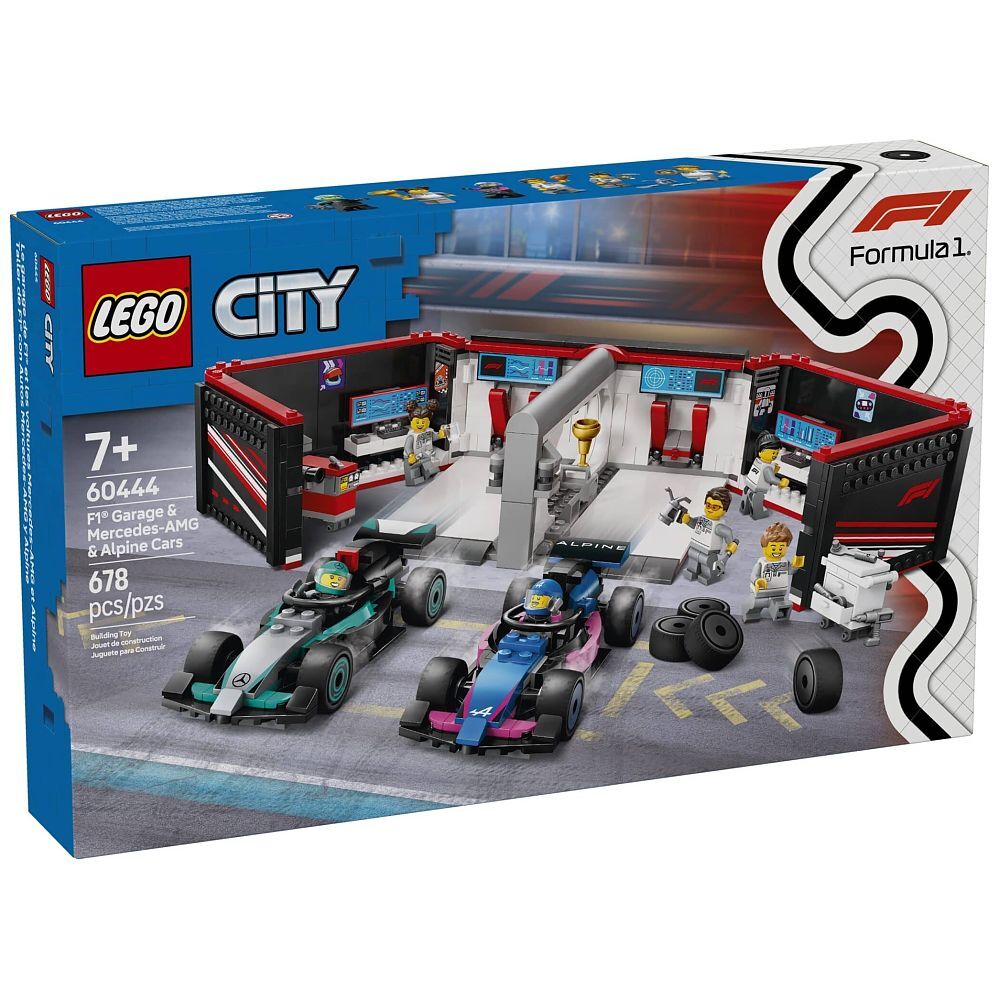 F1 Garage & Mercedes-AMG & Alpine Cars