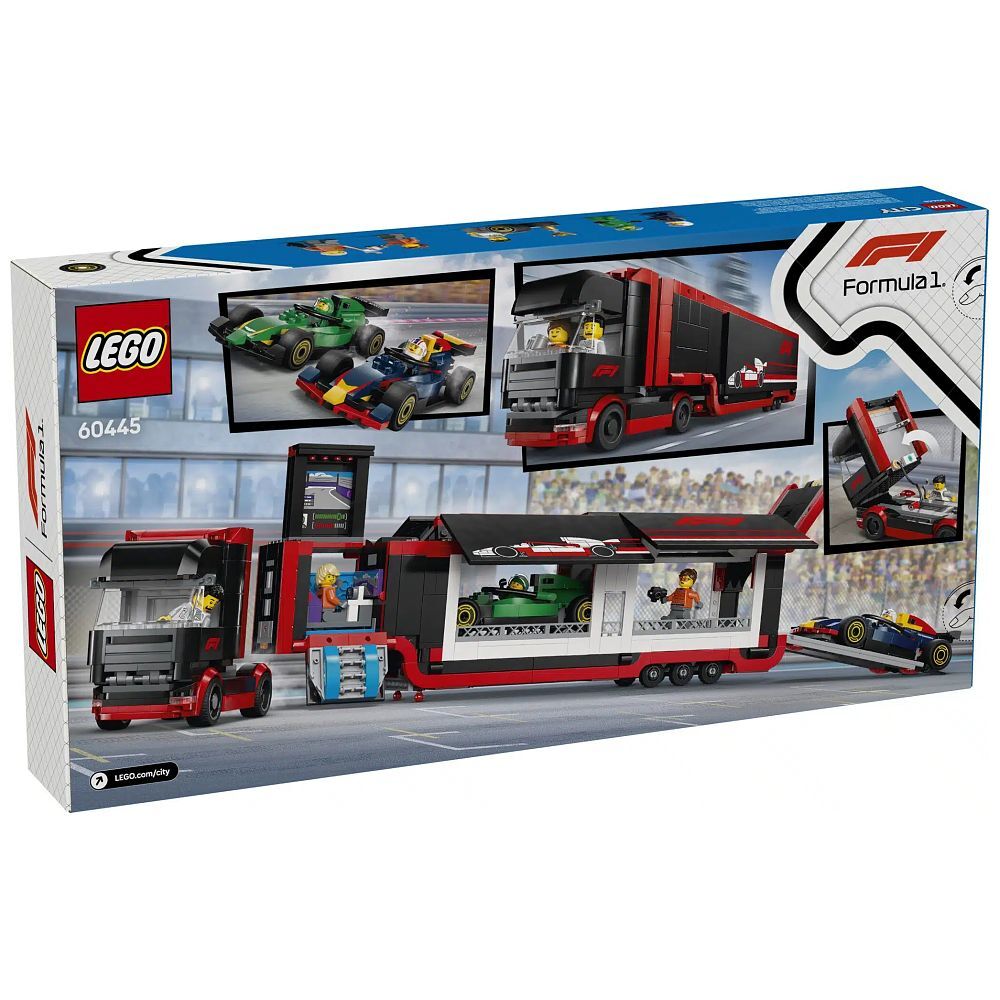 F1 Truck with RB20 & AMR24 F1 Cars