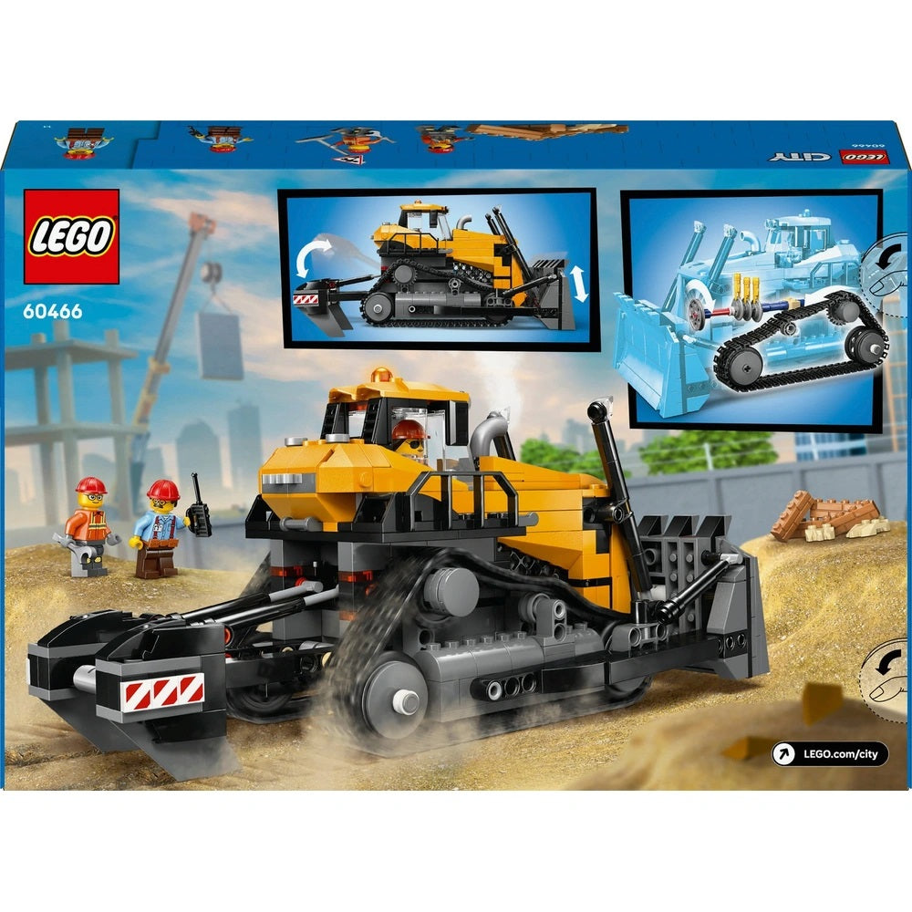 Gelber Bulldozer