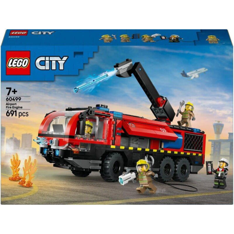 camion de pompiers de l'aéroport