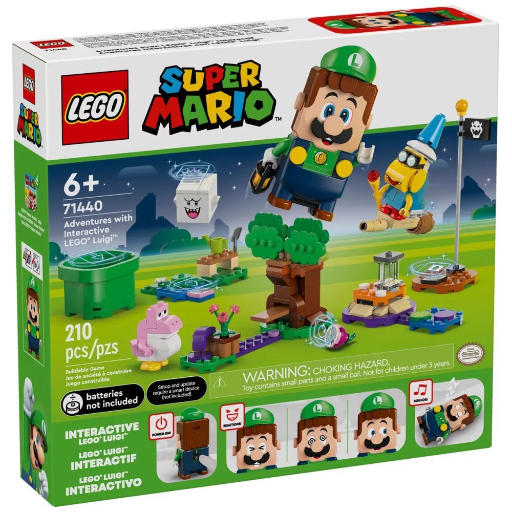 Aventures avec le LEGO Luigi interactif