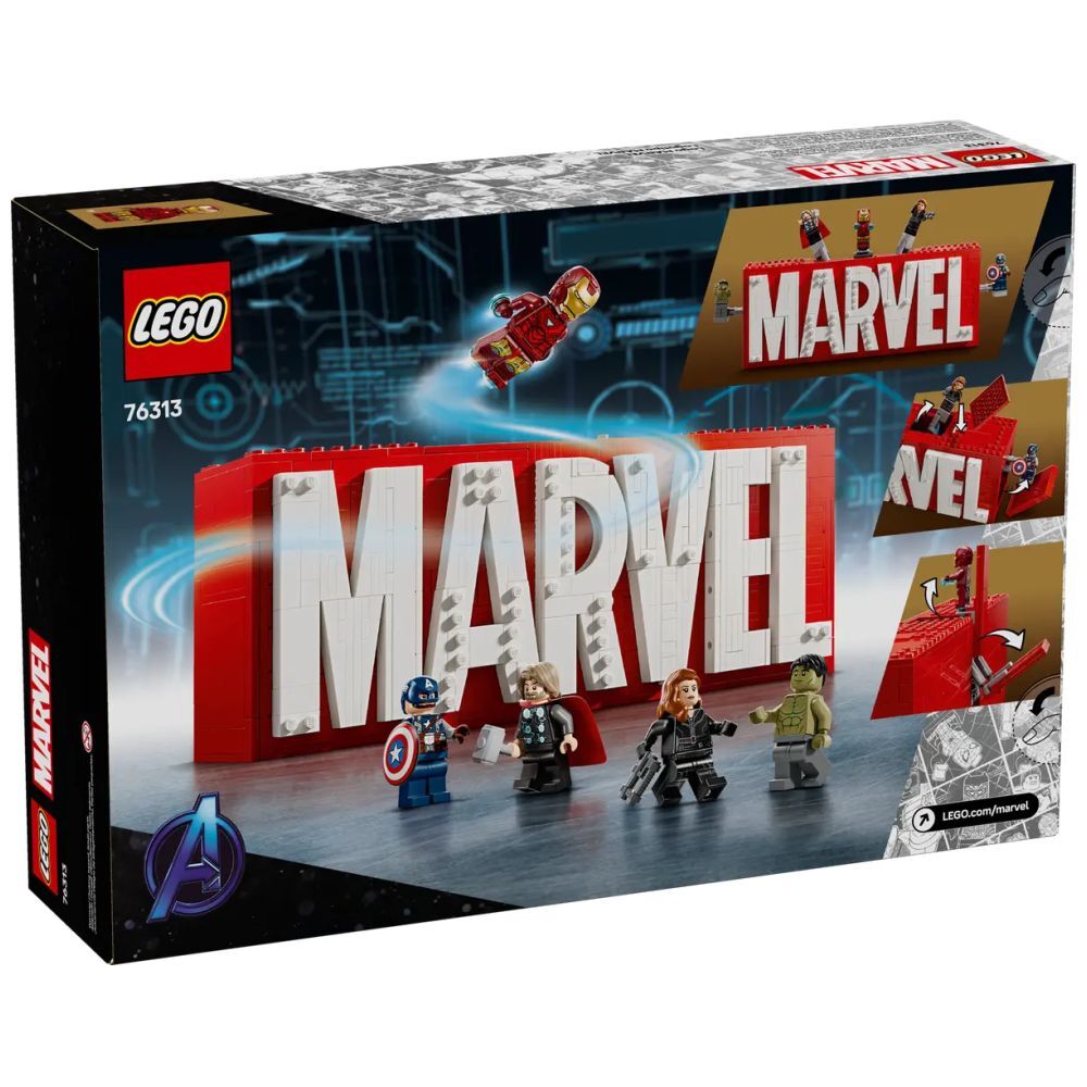 MARVEL Logo & Minifiguren