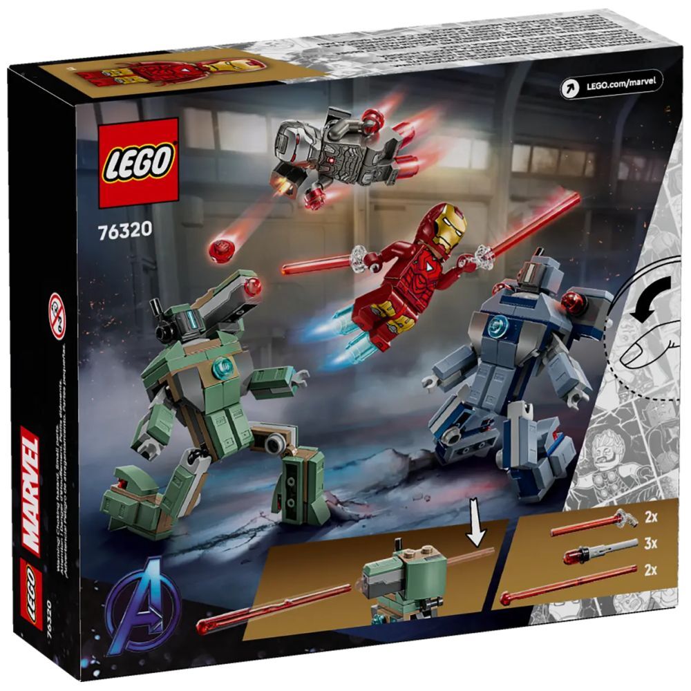 Iron Man &amp; War Machine vs. Hammer Drones