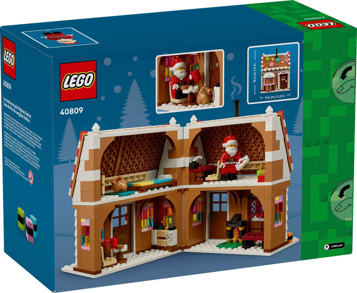 Weihnachtliches Lebkuchenhaus