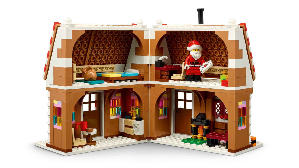 Weihnachtliches Lebkuchenhaus