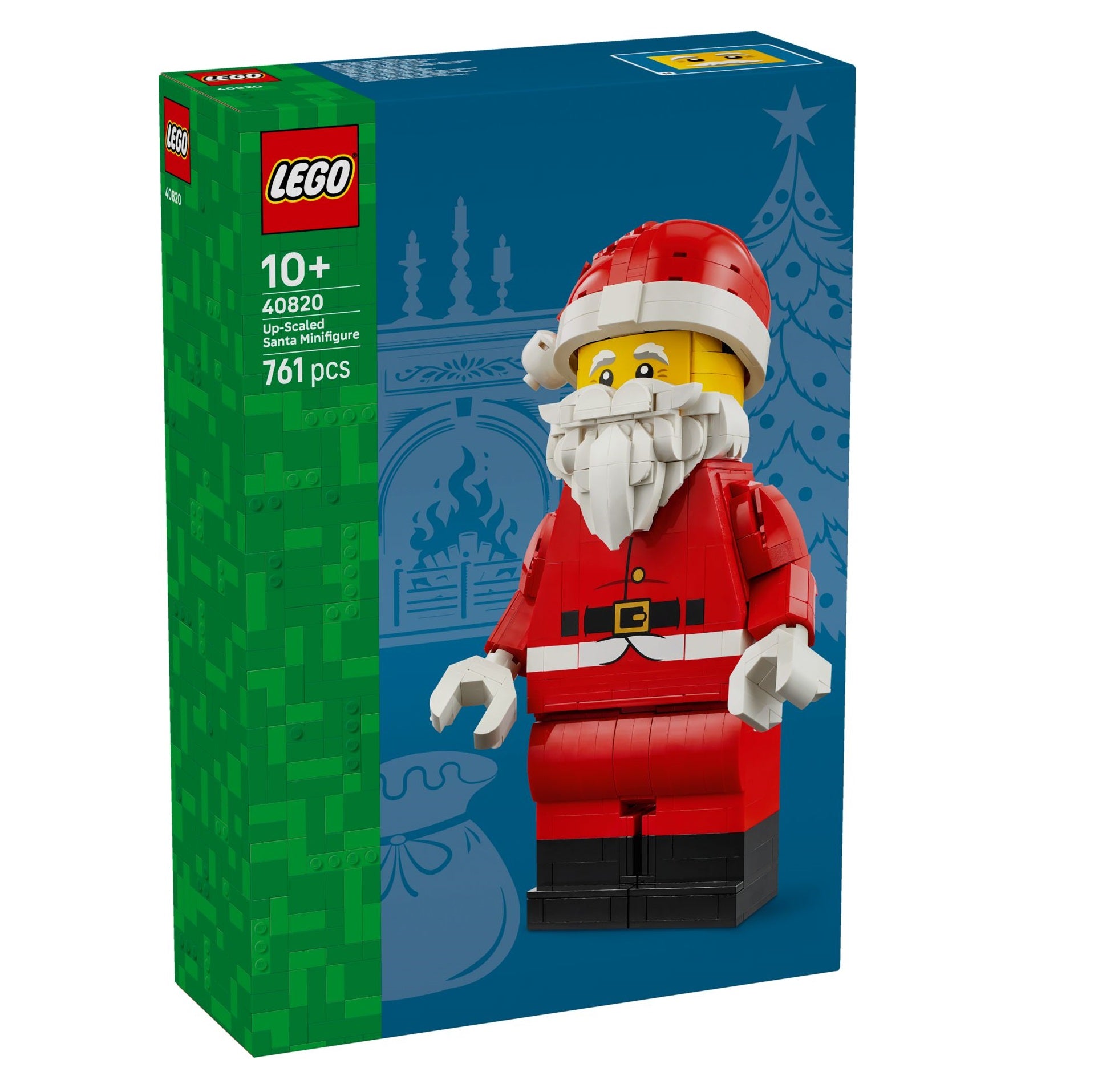 Grosse Weihnachtsmann-Minifigur