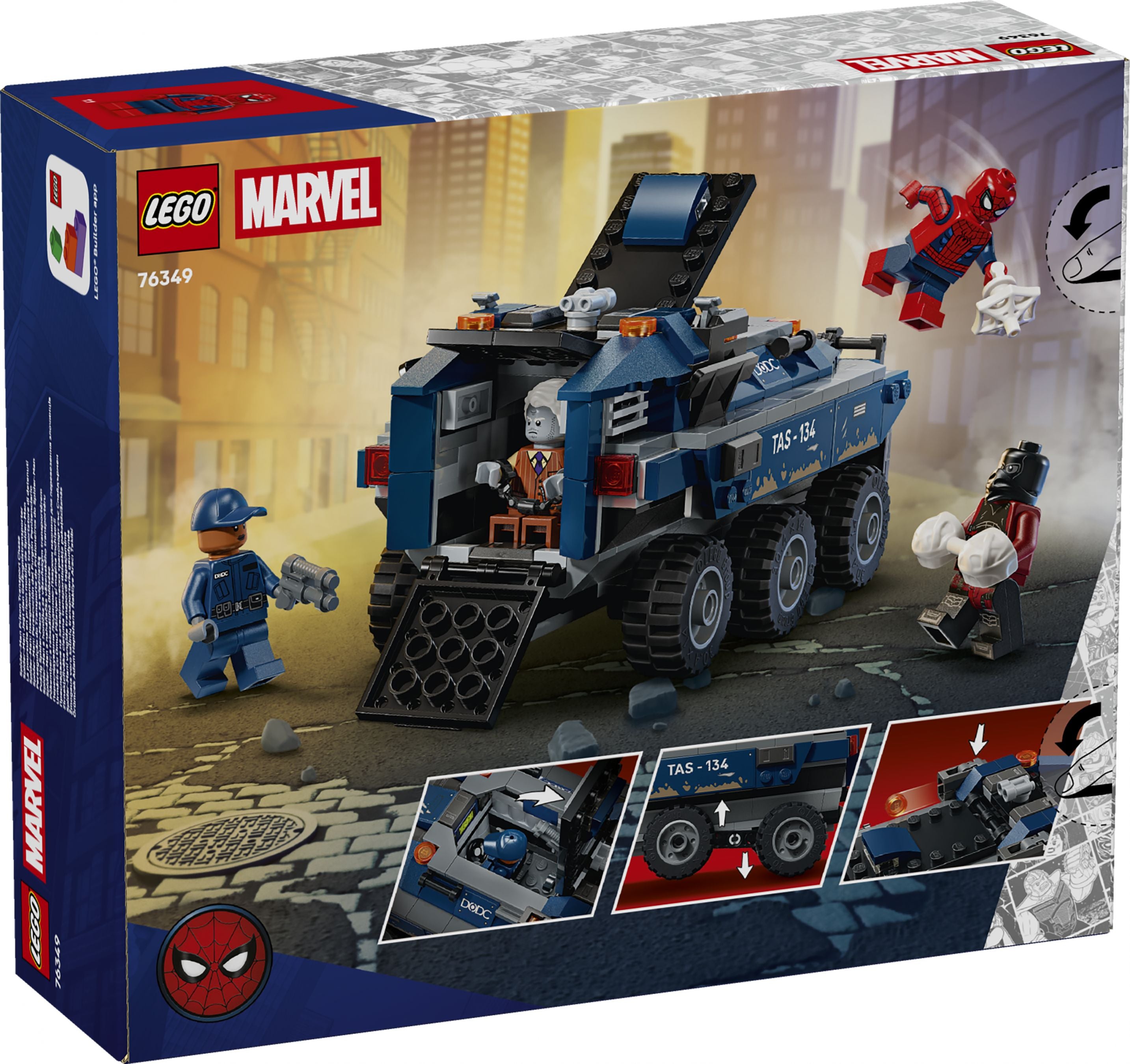 Spider-Man Chases the Prison Van