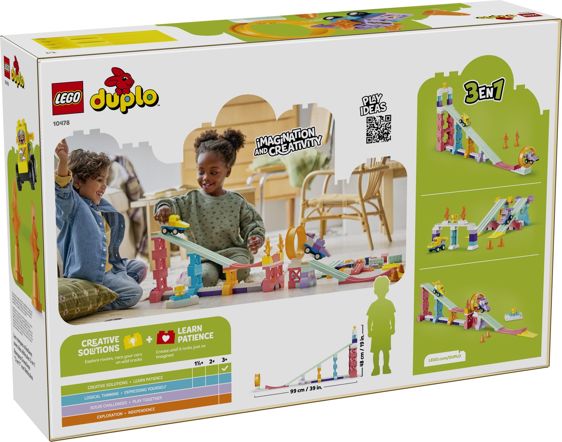 Kreative Sprungschanzen mit kleinen Flitzern 3-in-1-Set