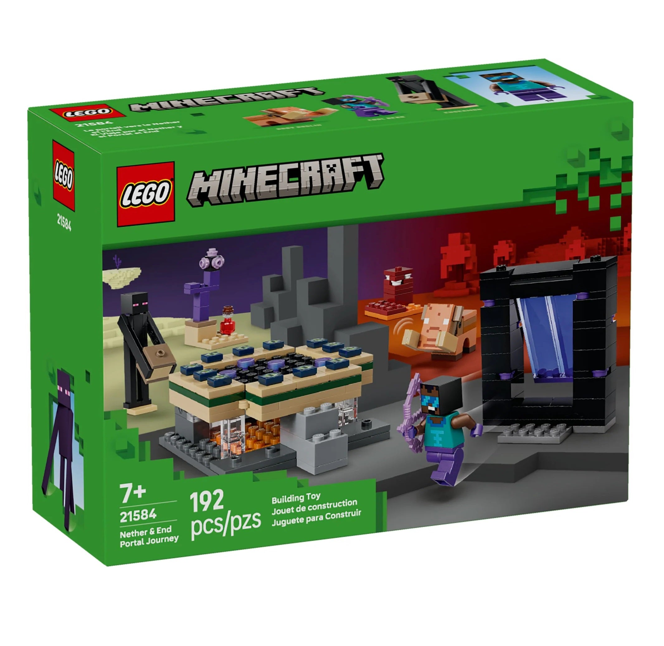 Reise durch Nether und Endportal
