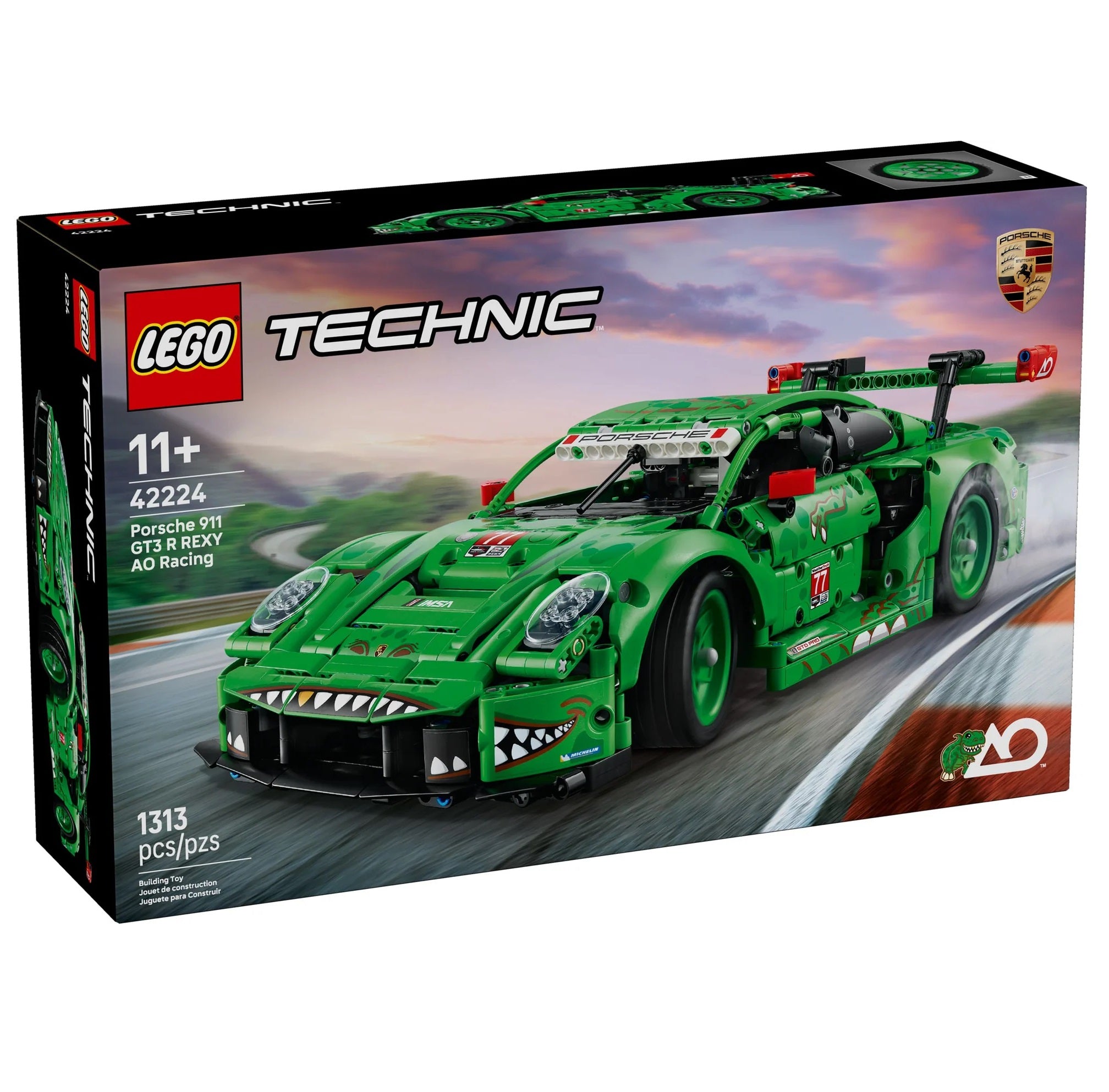 Porsche 911 GT3 R REXY AO Racing race car