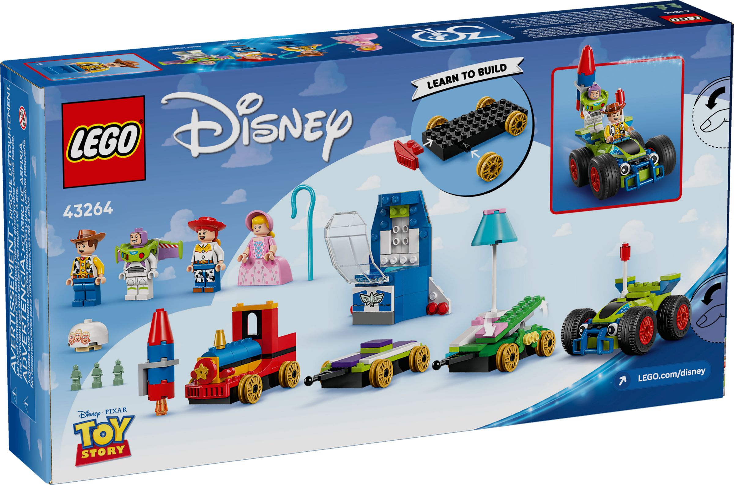 Le train de fête et la voiture télécommandée de Toy